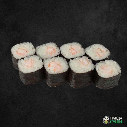 Мини роллы с креветкой
