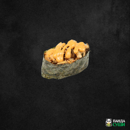 Гункан острый с мидиями