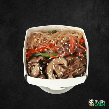 Рисовая лапша ВОК с шиитаке
