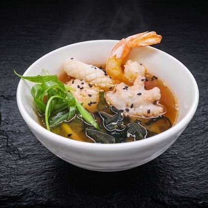 Курой мисо с морепродуктами
