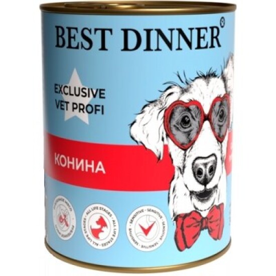 Best Dinner Vet Profi Gastro Intestinal консервы для собак, конина