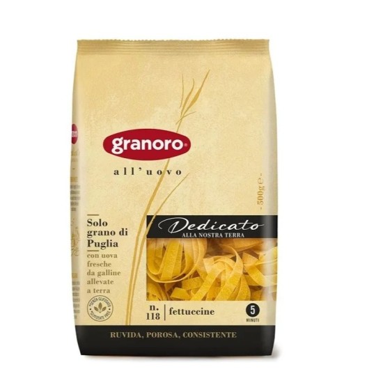 Паста «GranOro №118 Феттуччине» с добавлением яйца