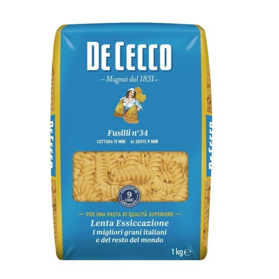 Паста «De Cecco №34 Фузилли»