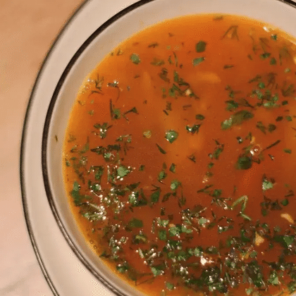 Удон с цыплёнком и овощами