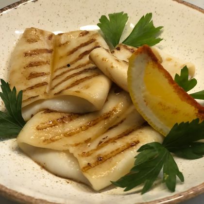 Кальмары гриль