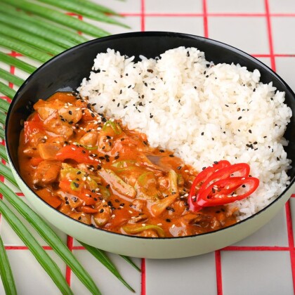 Чикен карри с рисом(блюдо недели)