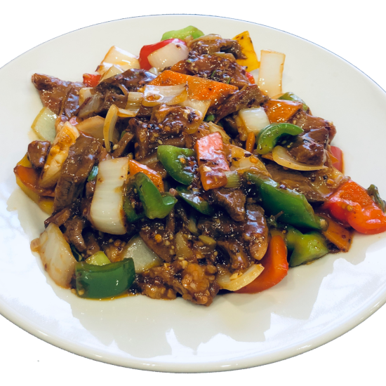 Язык с овощами