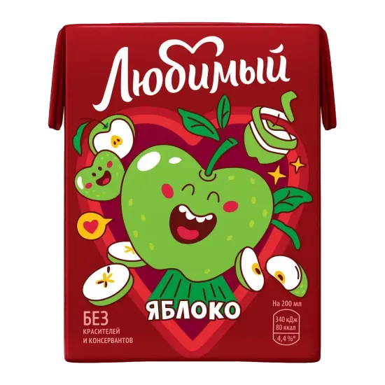 Сок Любимый яблоко