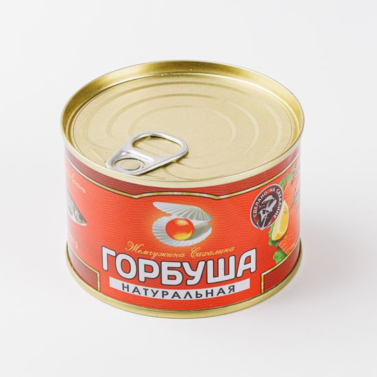 Горбуша натуральная 240 гр. ж/б ключ, шт