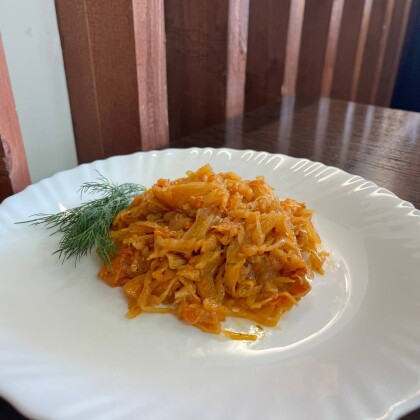 Тушеная капуста