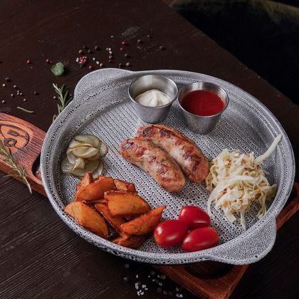 Рубленые куриные колбаски