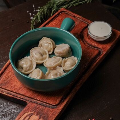 Пельмени с олениной
