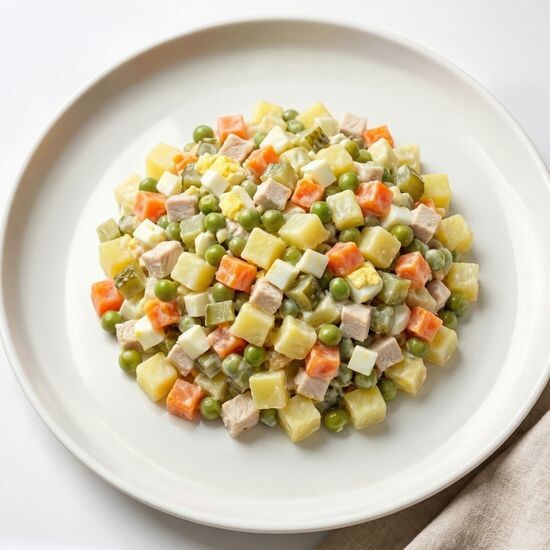 Оливье с курицей