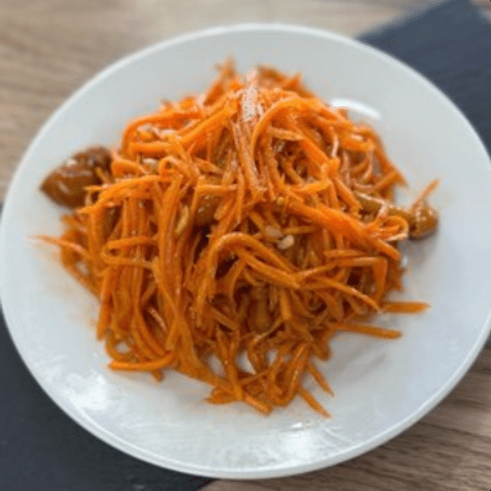 Корейская морковка с опятами