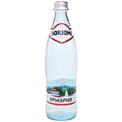Минеральная вода "Borjomi" Боржоми газированная стекло