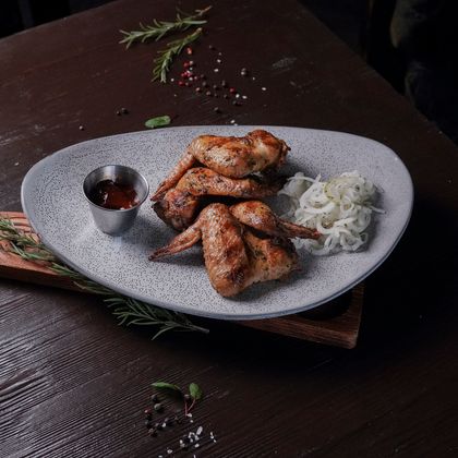 Куриные крылья гриль