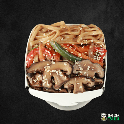 Пшеничная лапша ВОК с шиитаке