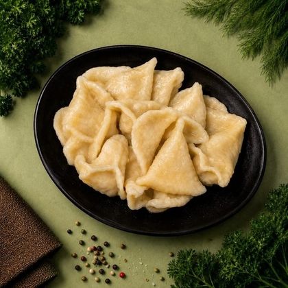 Пельмени с курицей и сыром