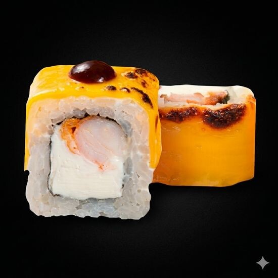 Запечёный эби чеддер