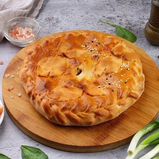 Пирог «Форель, рис/картофель»