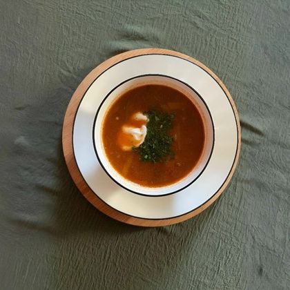Рассольник с мясом