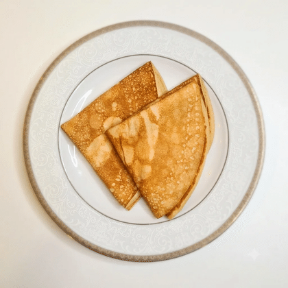 Блины с маслом