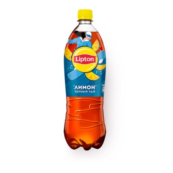 Липтон чай черный лимон