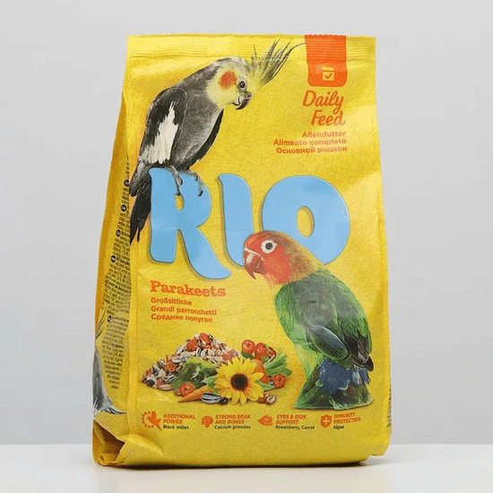 RIO корм для средних попугаев