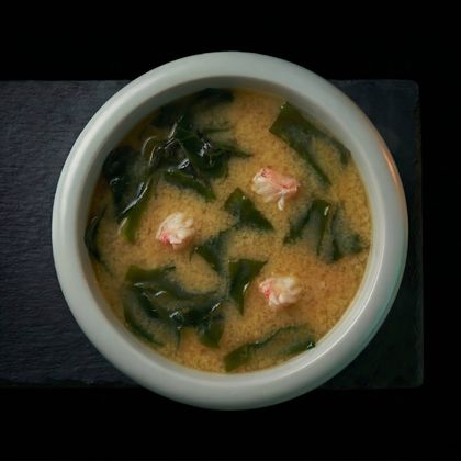 Мисо суп с крабом