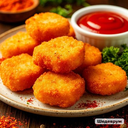 Наггетсы куриные с соусом