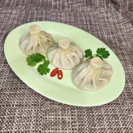 Хинкали с картошкой и грибами