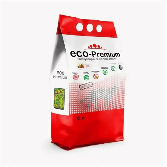 ECO Premium наполнитель древесный «Тутти-фрутти»