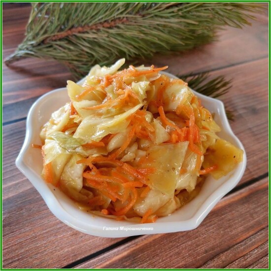 Капуста маринованная по-Корейски