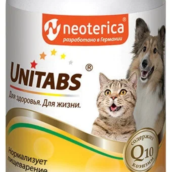 Unitabs Prebiotic витамины для кошек и собак, 100 таблеток