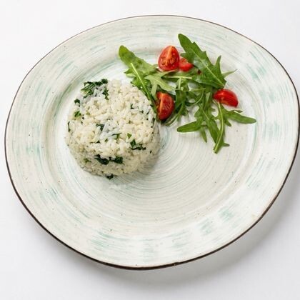Рис со шпинатом, 100 г