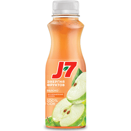 Сок Дж7 яблоко 0,3л