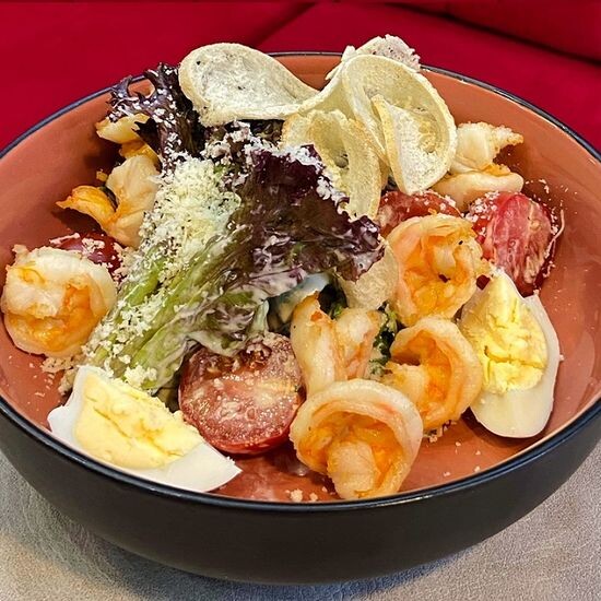 Цезарь с креветками