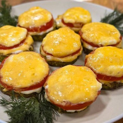 Кабачки под шапкой
