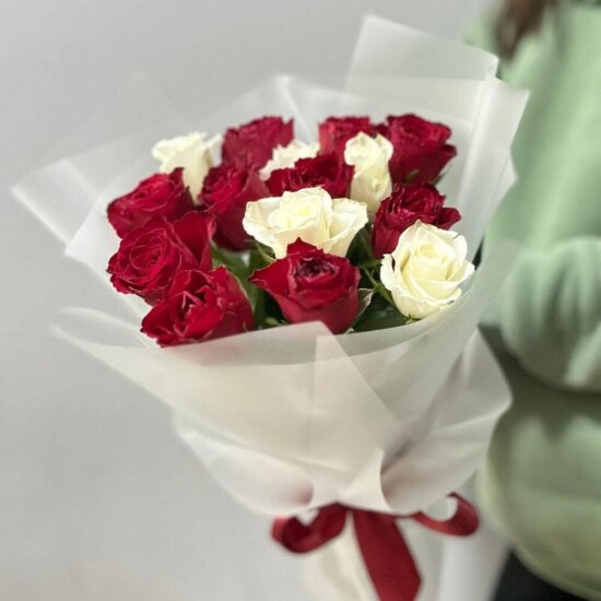 15  роз 40 см