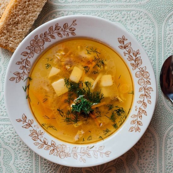 Суп Куриный с домашней лапшой