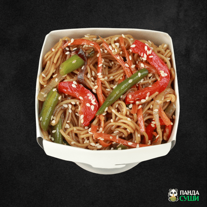 Яичная лапша ВОК с овощами