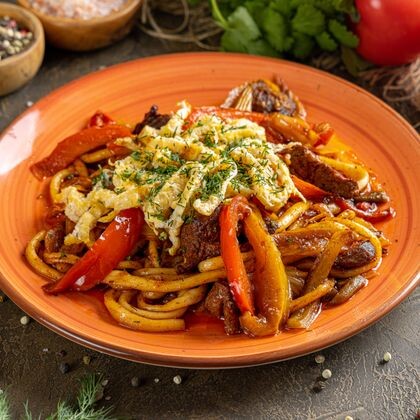 Лагман жареный