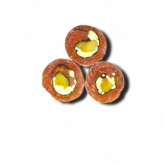 Рулет из кеты с моцареллой и ананасом, кг