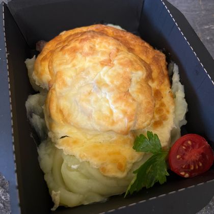 Мясо по-французски с пюре