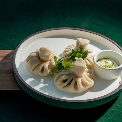 Хинкали с курицей