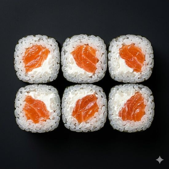 Макки с лососем