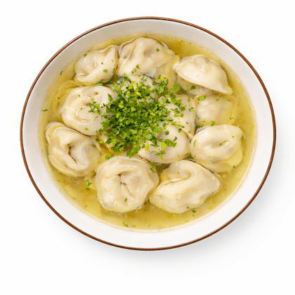 Пельмени с бульоном, 350г