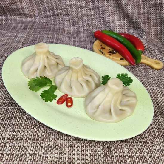 Хинкали с говядиной и свининой