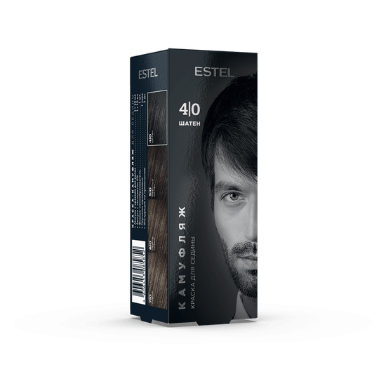 Набор для камуфляжа волос ESTEL ALPHA HOMME 4/0 Шатен