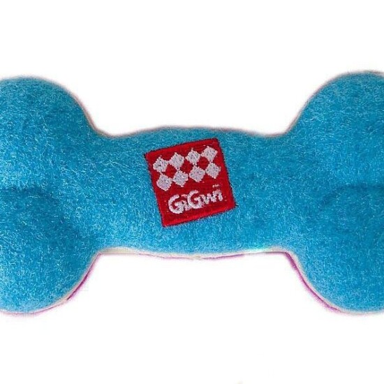GiGwi Catch & Fetch игрушка для собак «Кость малая» с пищалкой, 11 см